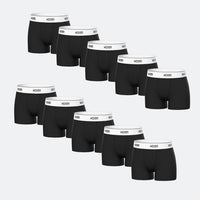 Star High Waisted Black 10-Pack