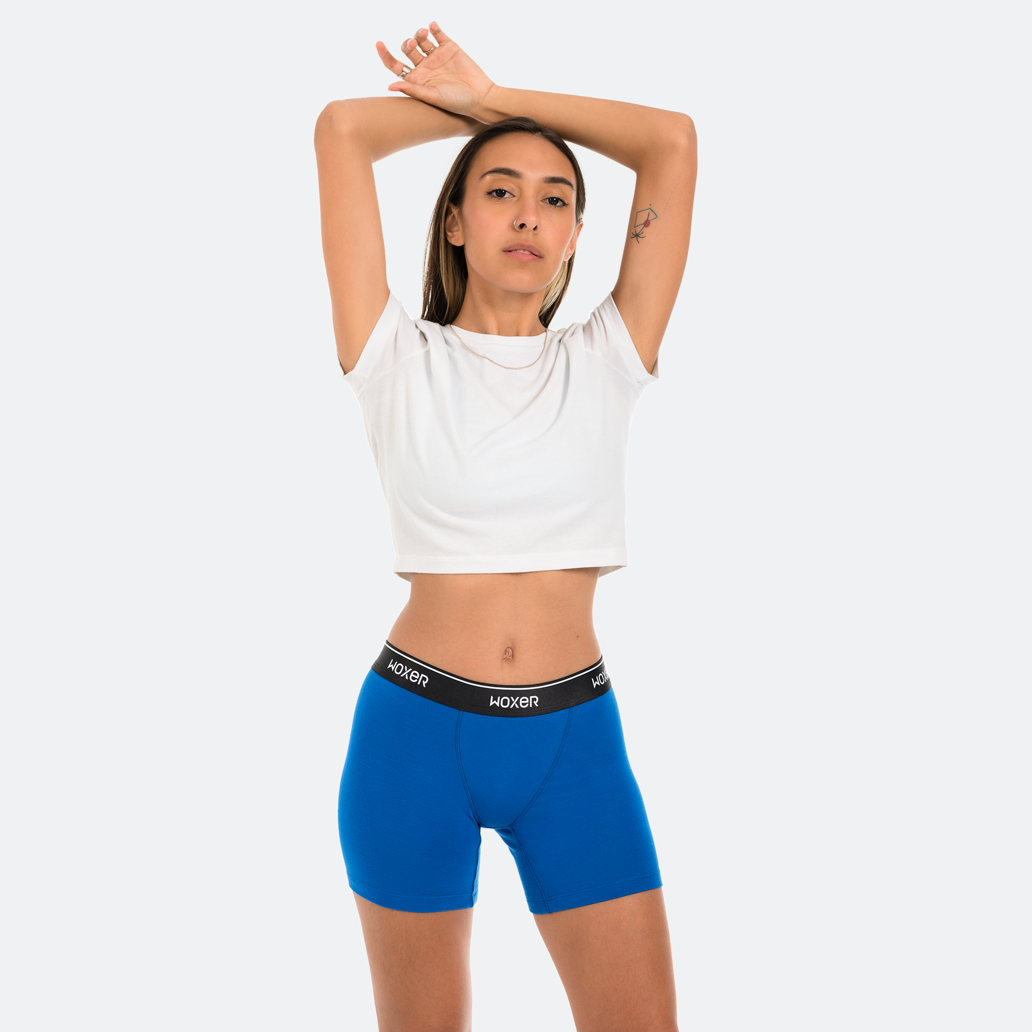 Sofia wears a size S
