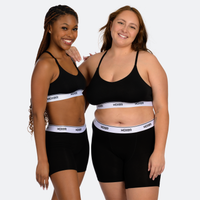 Niyah wears a size M, Trini wears a size XL