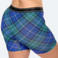 Baller High Waisted Blue Plaid