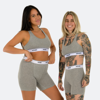 Baller High Waisted Heather Grey 6-Pack