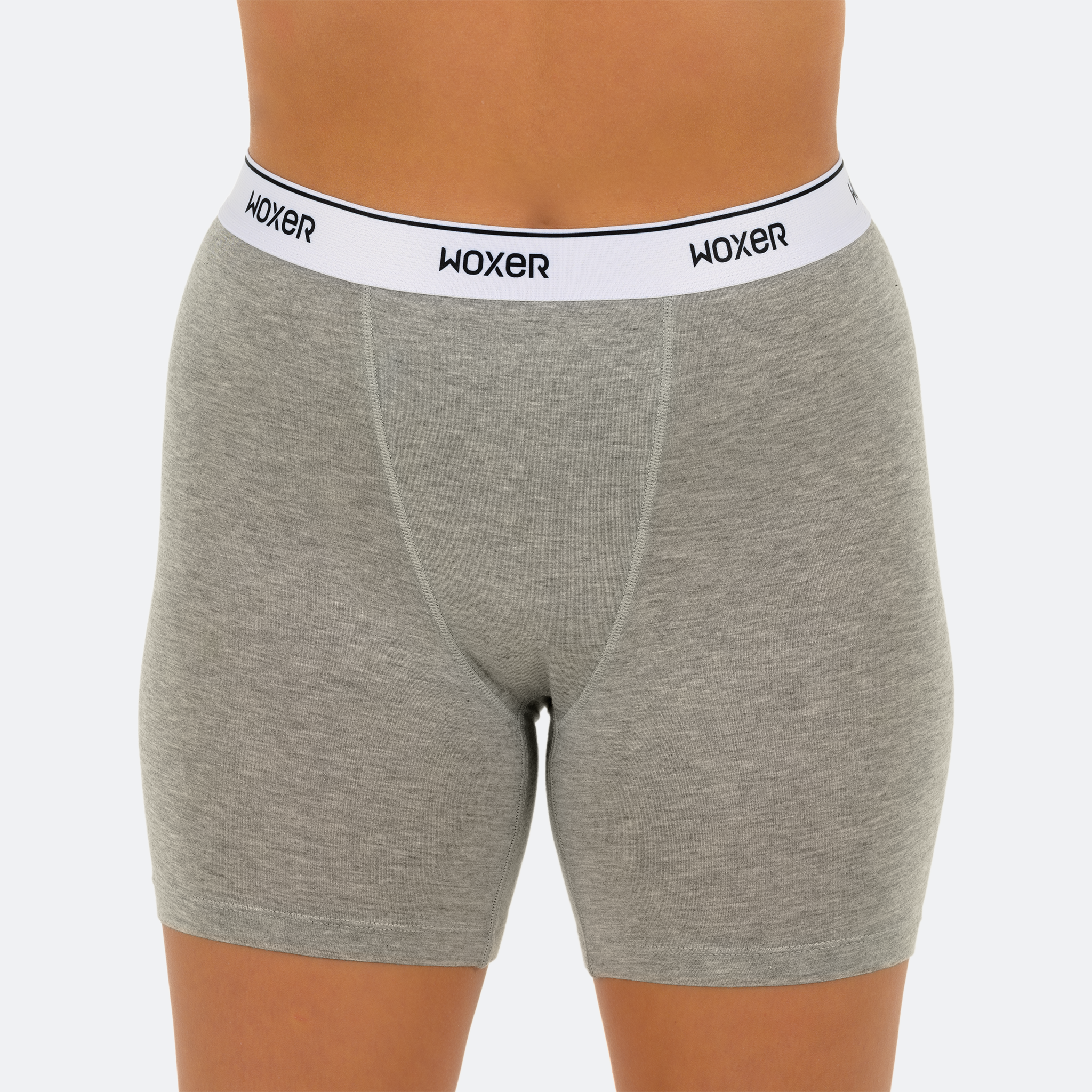 Baller High Waisted Heather Grey 6-Pack