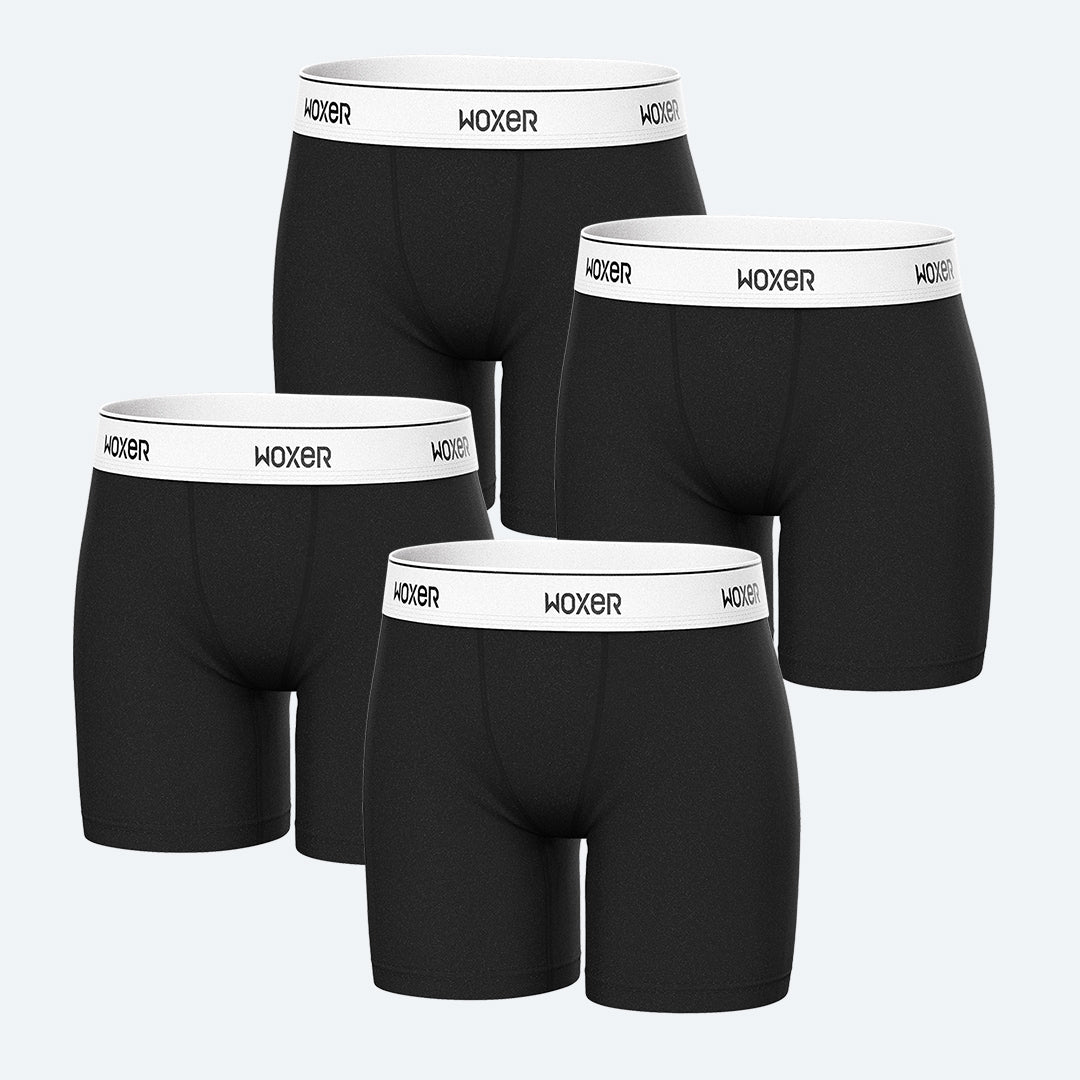 Baller High Waisted Black 4-Pack