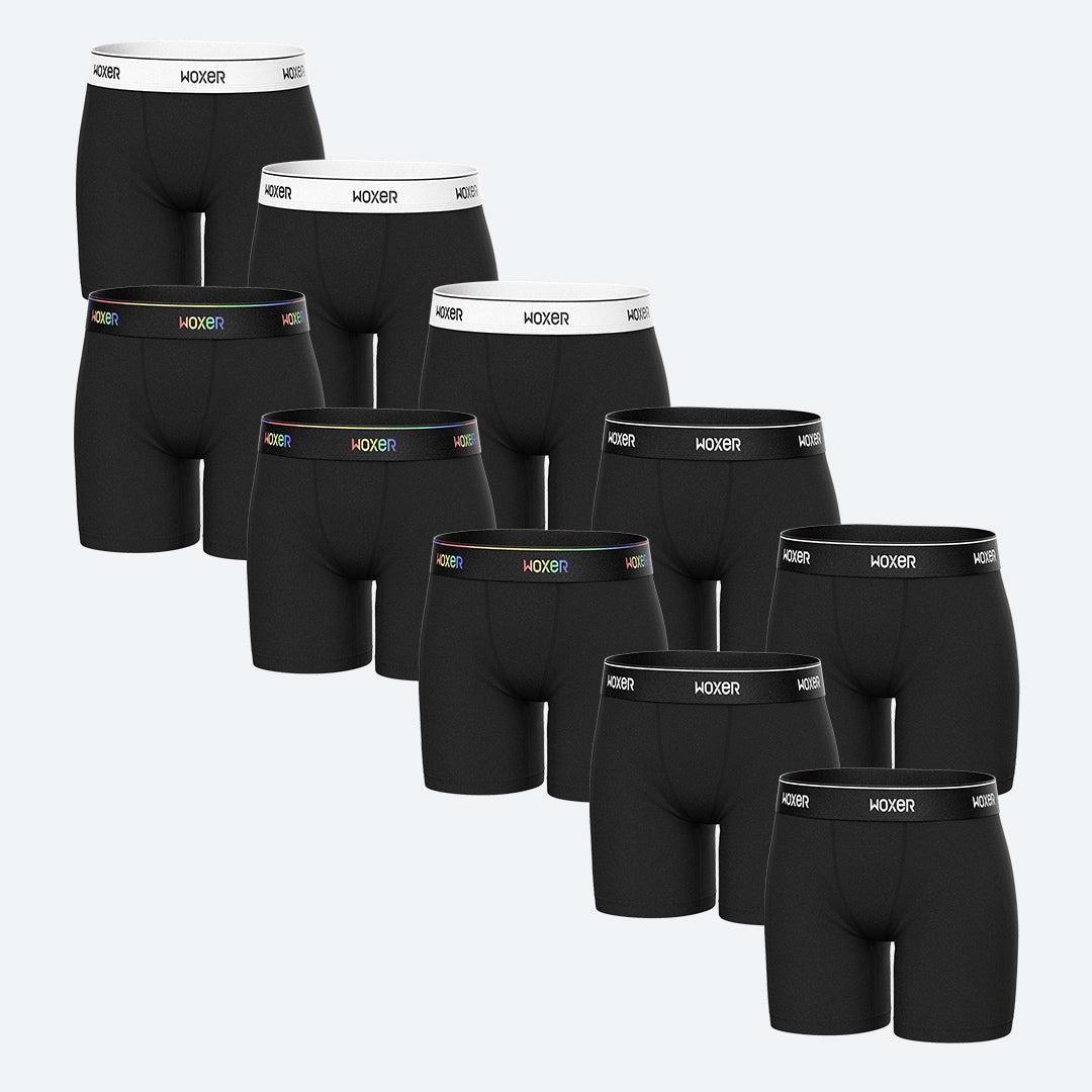 Baller High Waisted Blackout 10-Pack