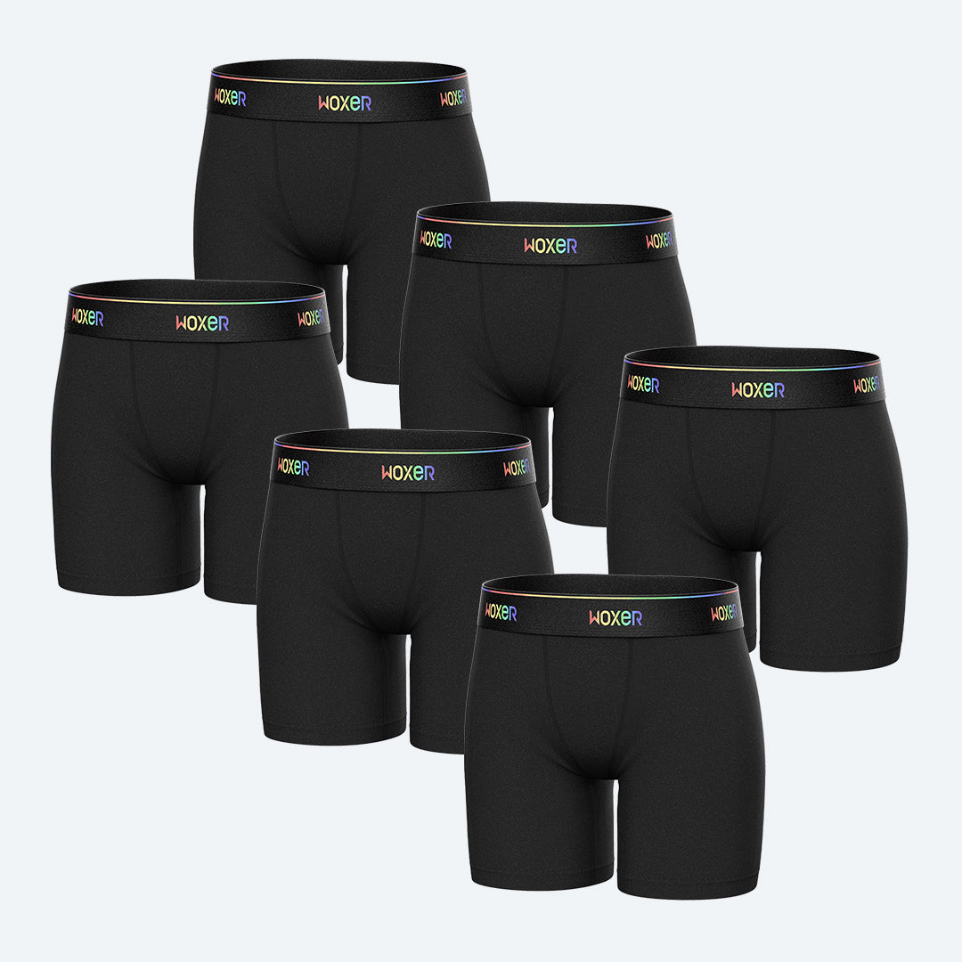 Baller High Waisted Pride Black 6-Pack