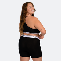 Trini wears a size XL