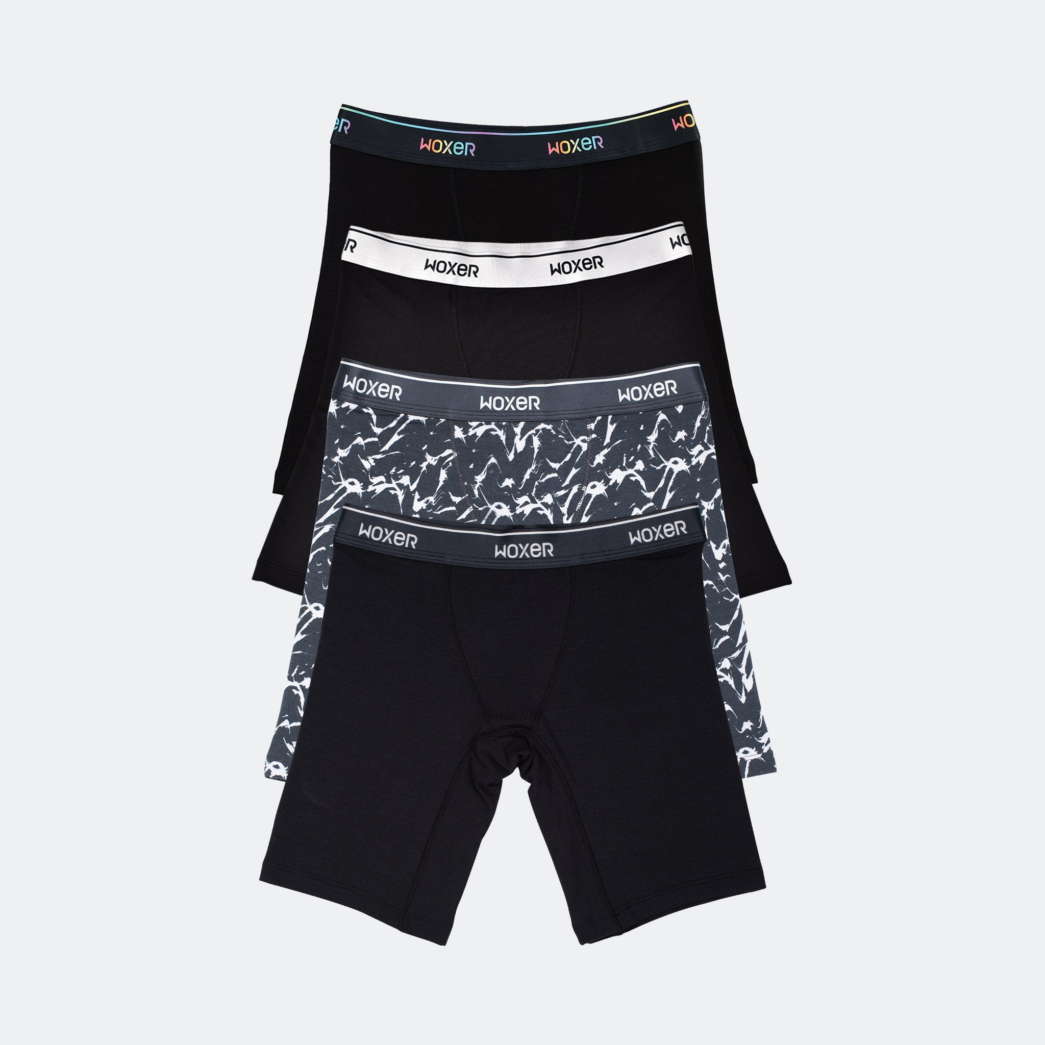 Biker All Black 4-Pack