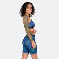 Biker Blue Plaid
