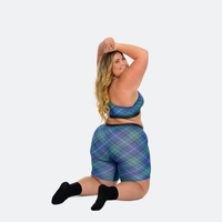 Biker Blue Plaid