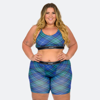 Biker Blue Plaid