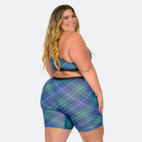 Biker Blue Plaid
