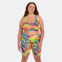 Trini wears a size XL