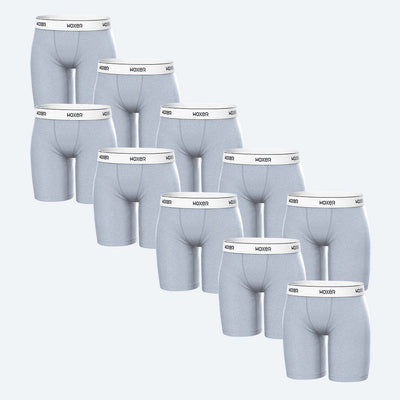 Biker Heather Grey 10-Pack
