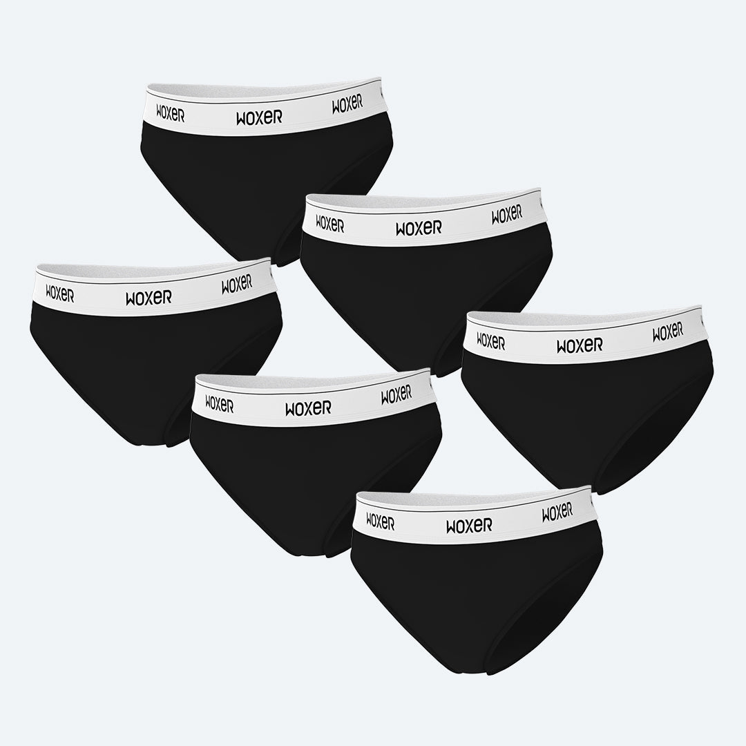 Bikini Black 6-Pack