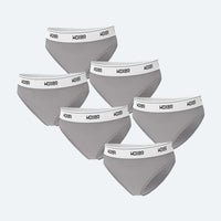 Bikini Heather Grey 6-Pack