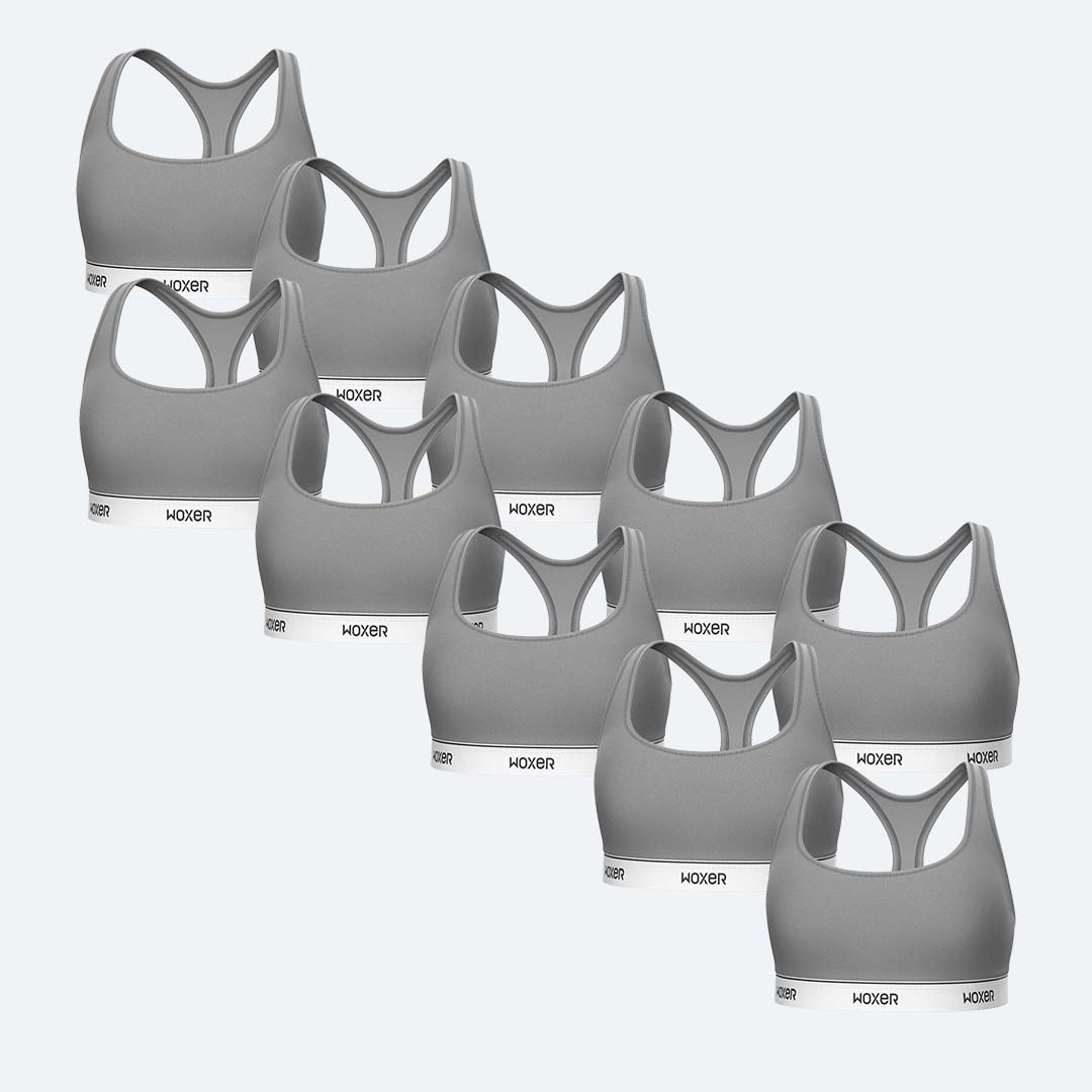 Boss Heather Grey 10-Pack