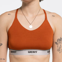 Gabbie wears a size M