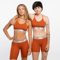 Angelica wears a size S, Gabbie wears a size M
