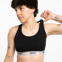 Gabbie wears a size M