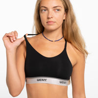 Angelica wears a size S