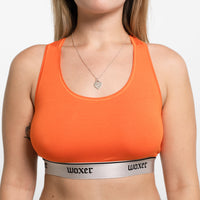 Michela wears a size M