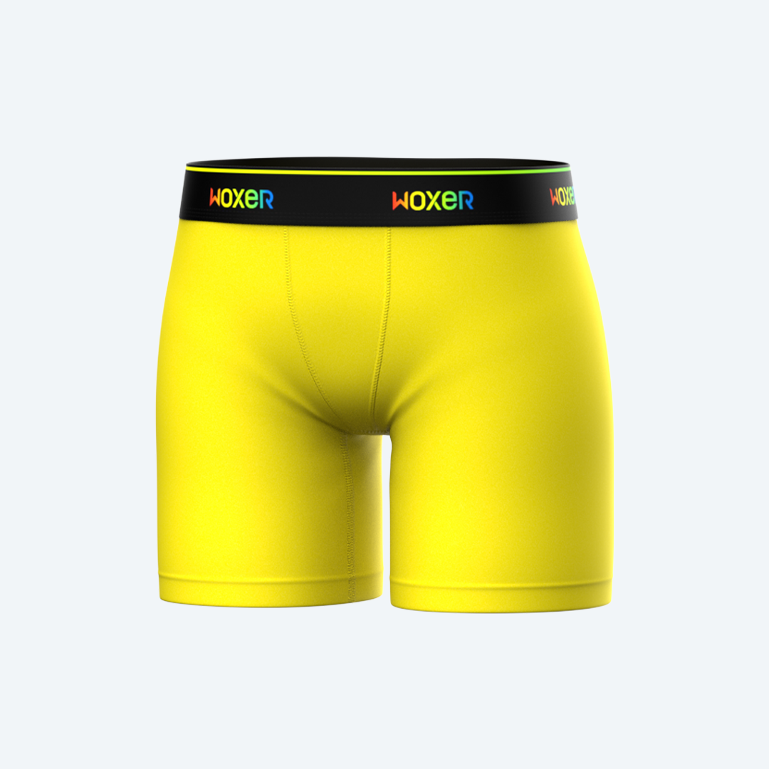 Baller High Waisted Electric Yellow