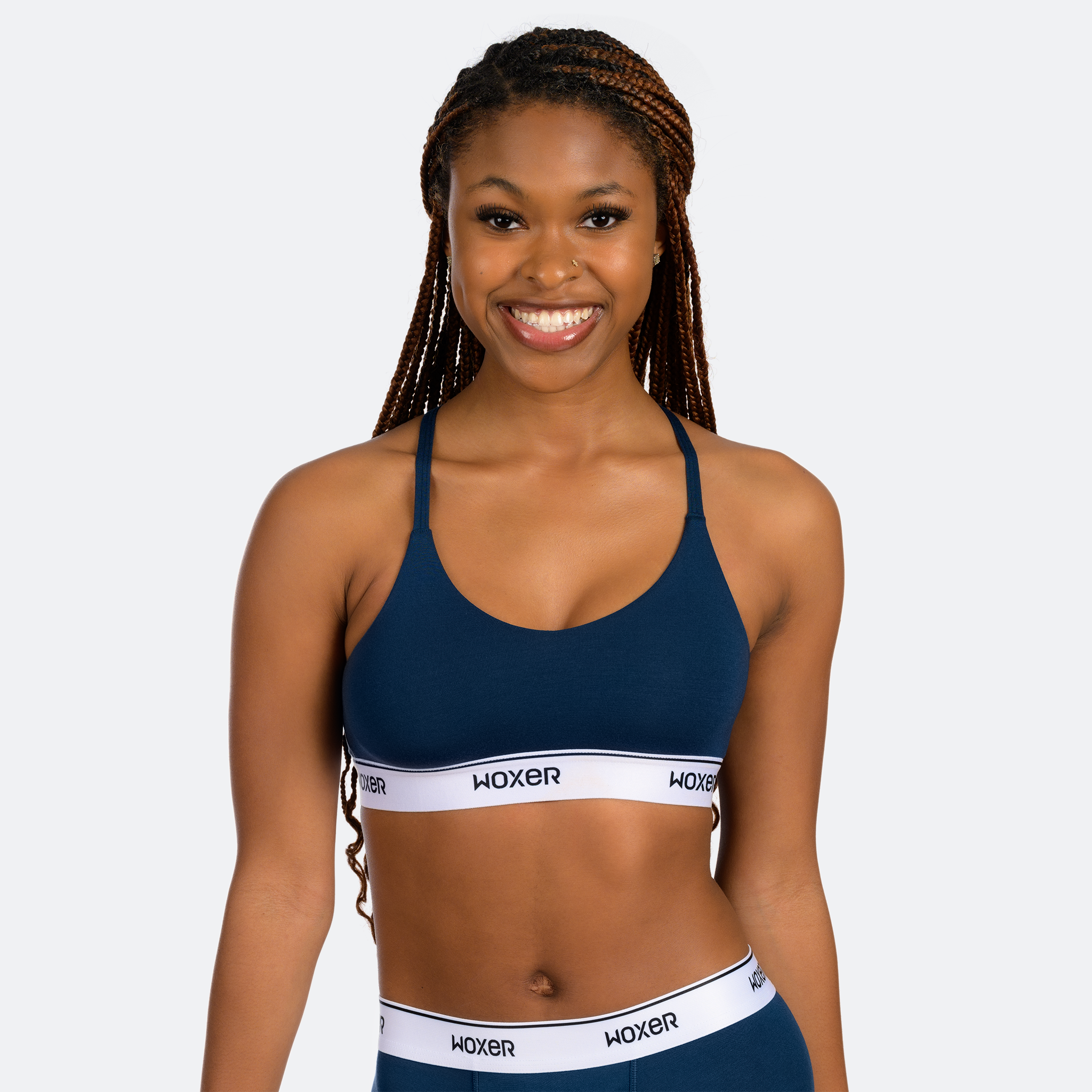 Niyah wears a size S