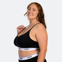 Trini wears a size XL