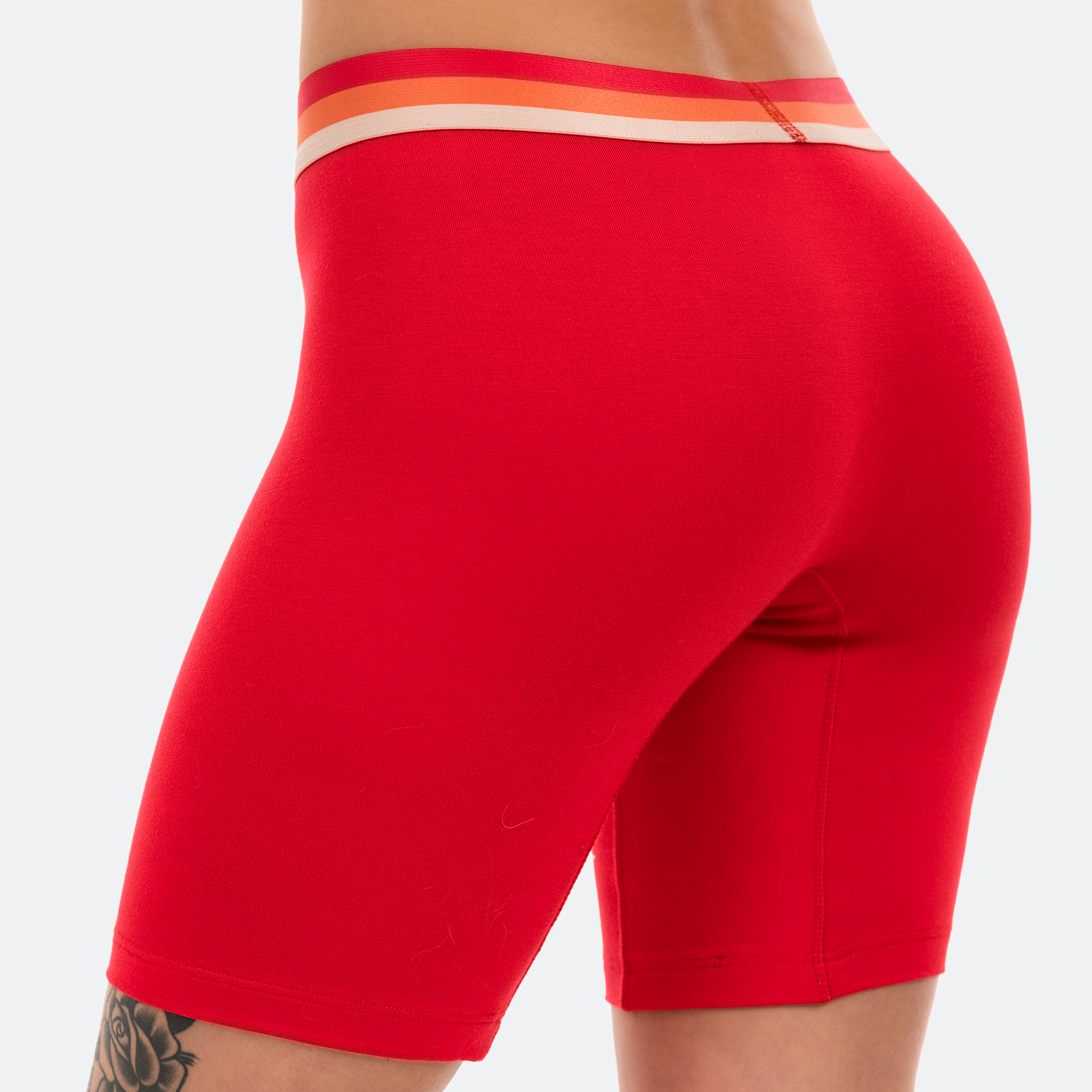 Biker Coral Red