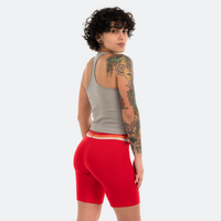 Biker Coral Red