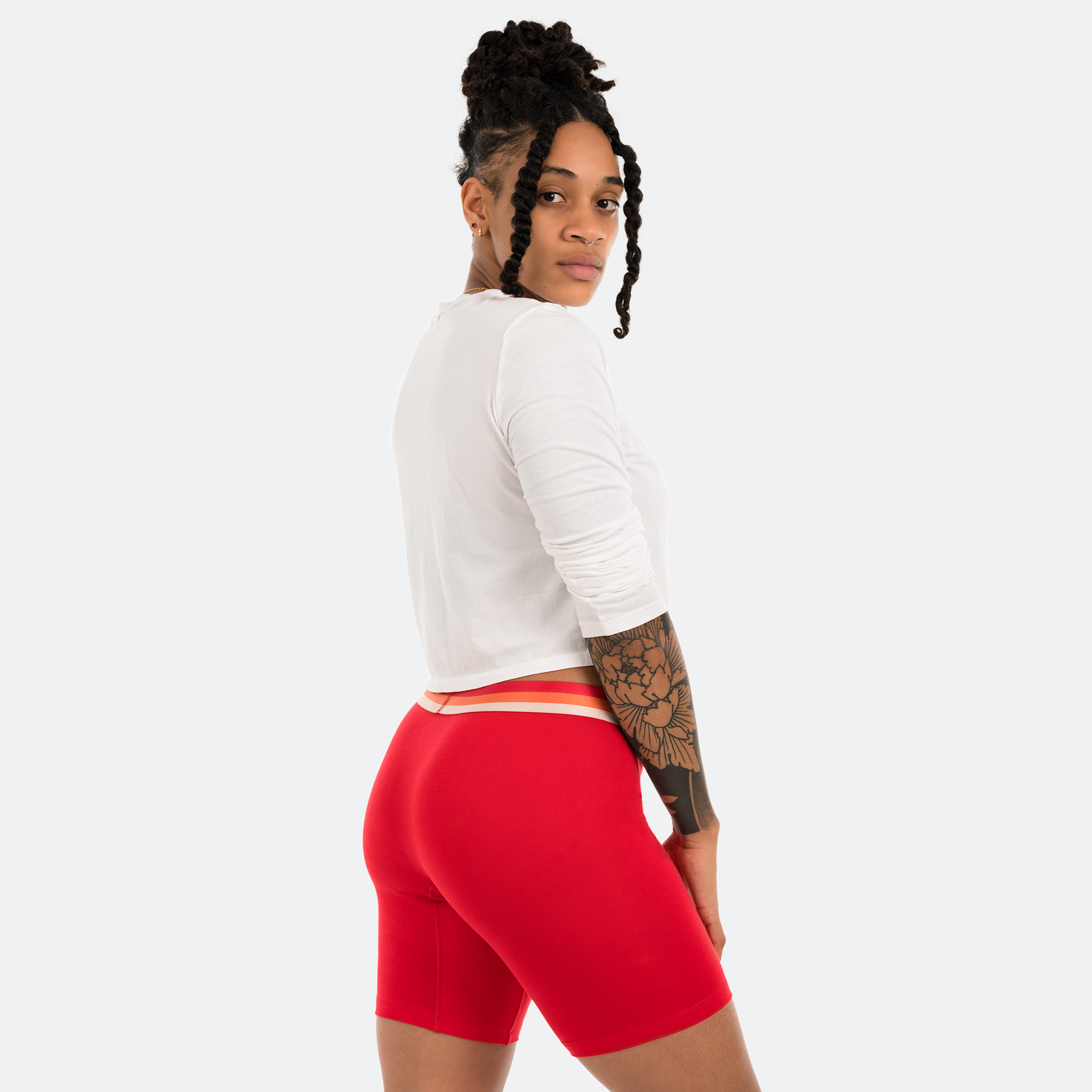 Biker Coral Red
