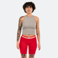 Biker Coral Red