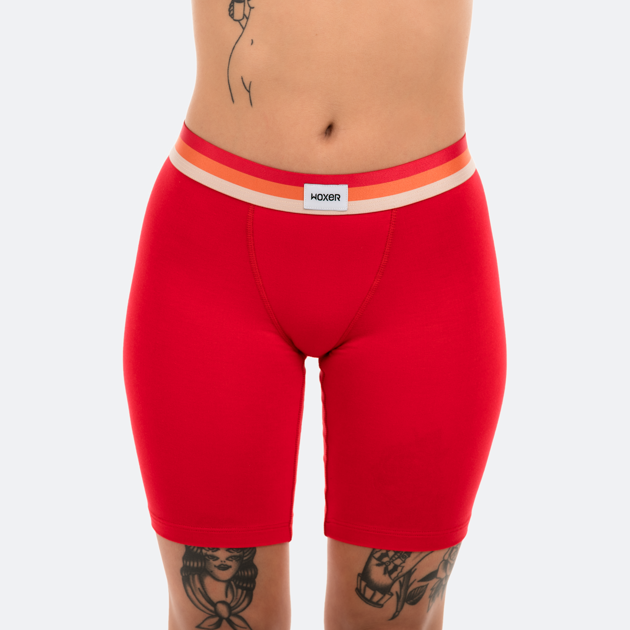 Biker Coral Red