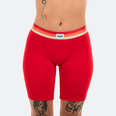 Biker Coral Red
