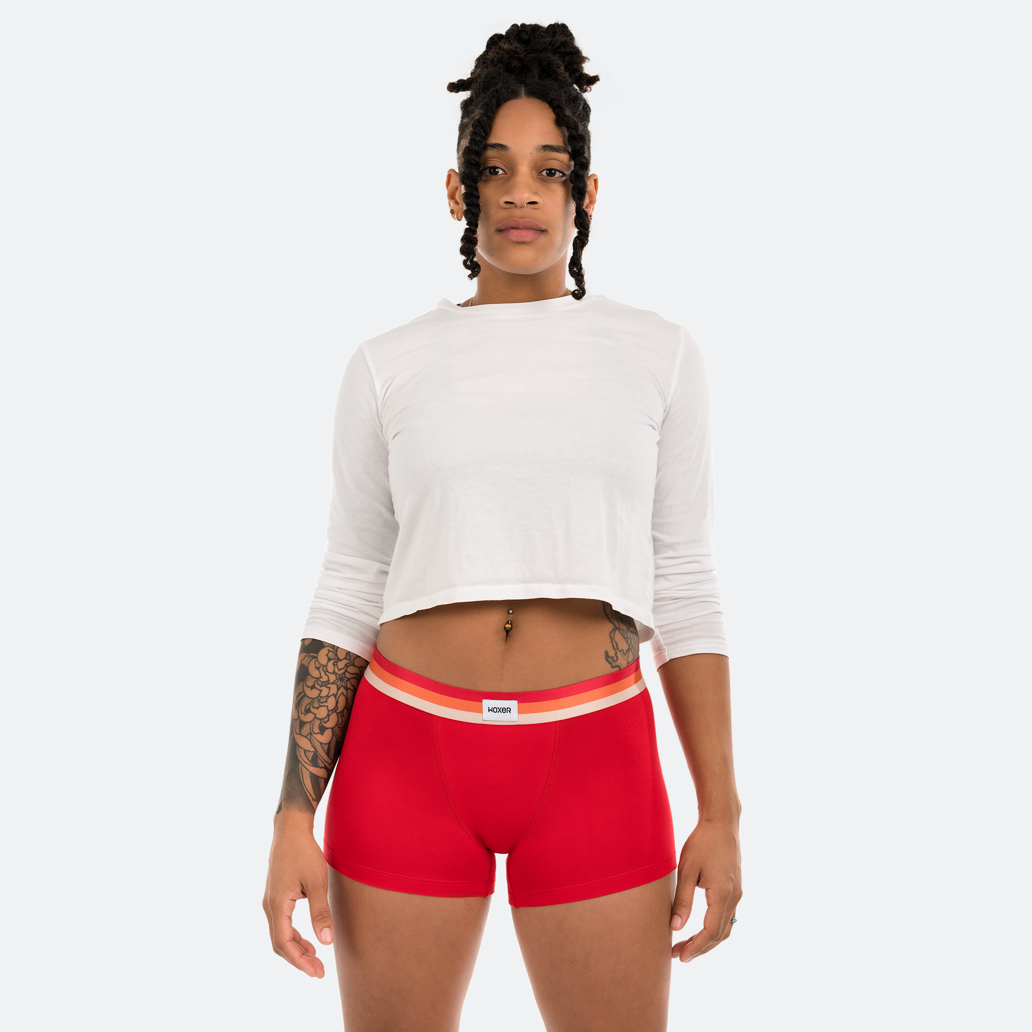 Stud Coral Red