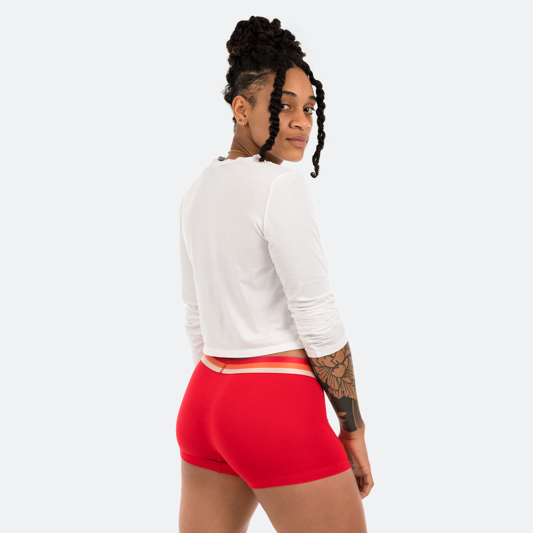 Stud Coral Red