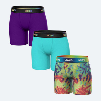 Baller High Waisted Rainbow Royalty 3-Pack