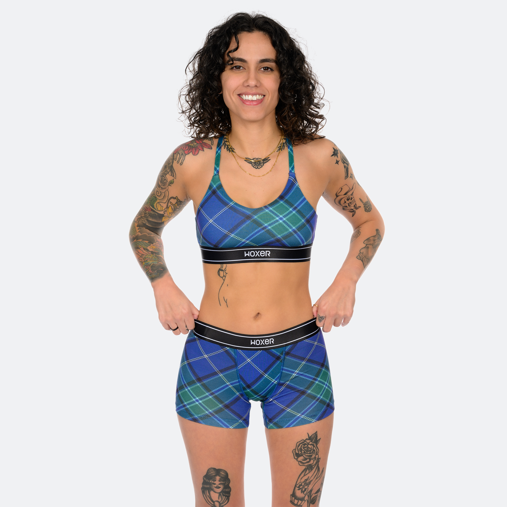 Star Blue Plaid