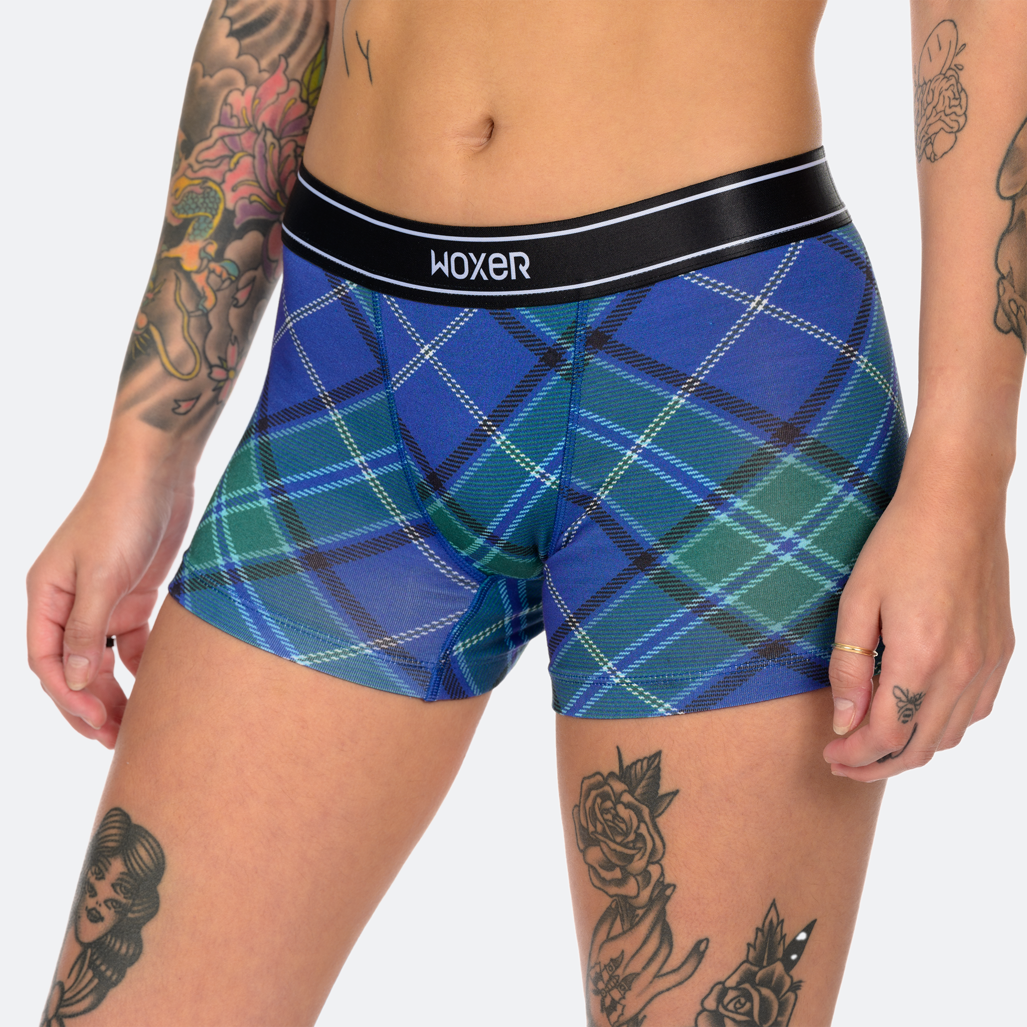 Star Blue Plaid
