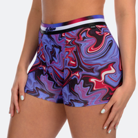 Star High Waisted Marbled