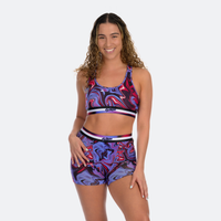 Star High Waisted Marbled