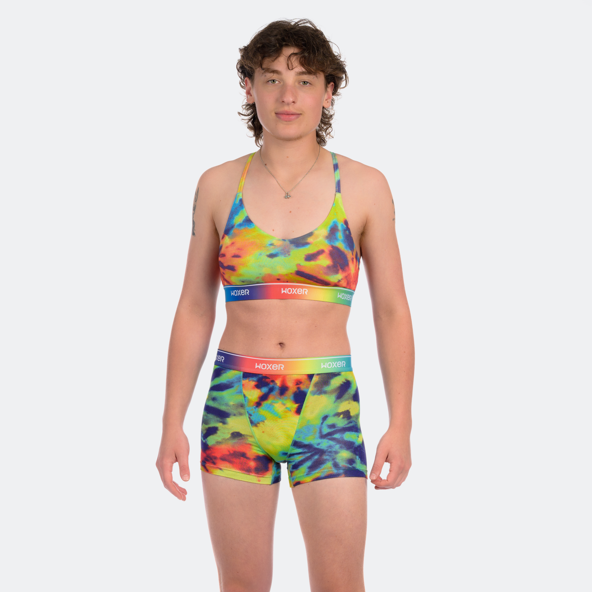 Kailey wears a size S