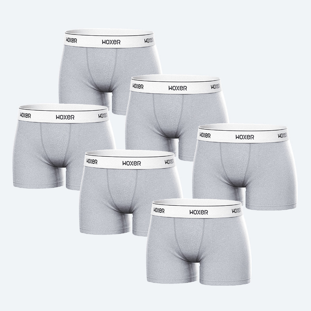 Star Heather Grey 6-Pack