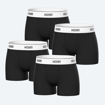 Star High Waisted Black 4-Pack