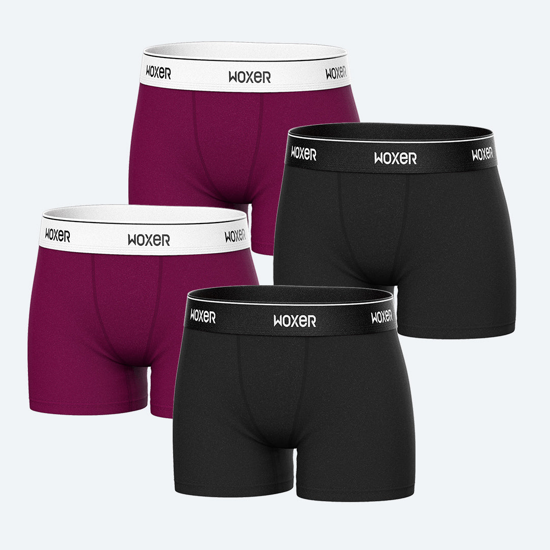 Star High Waisted Softy 4-Pack