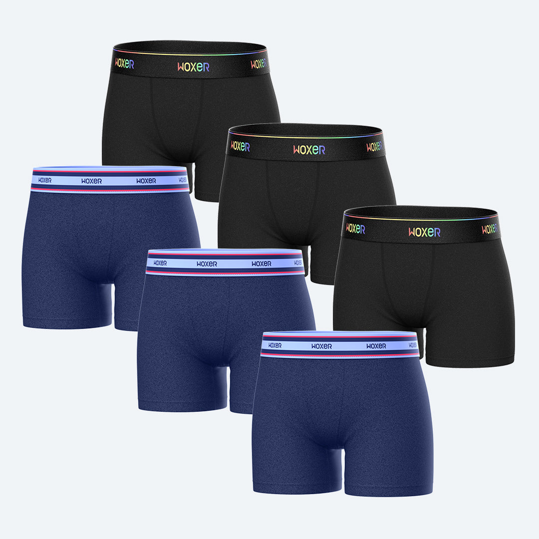 Star High Waisted Winter Brights 6-Pack