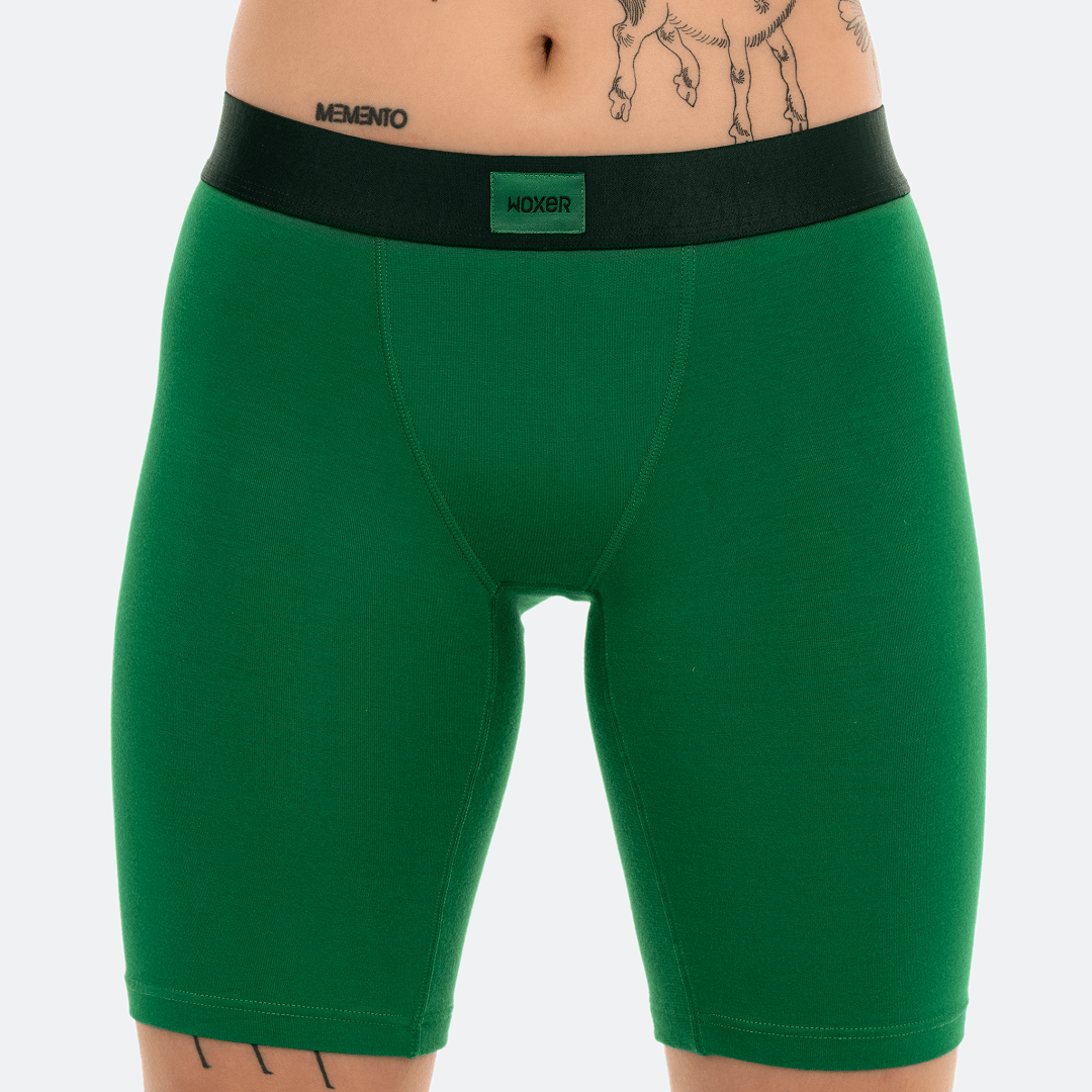 Biker Christmas Green