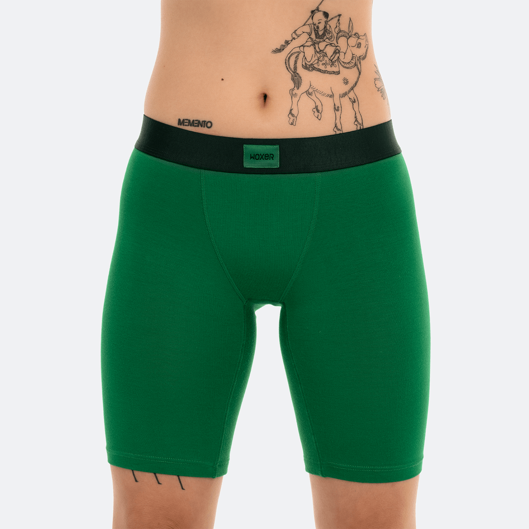Biker Christmas Green
