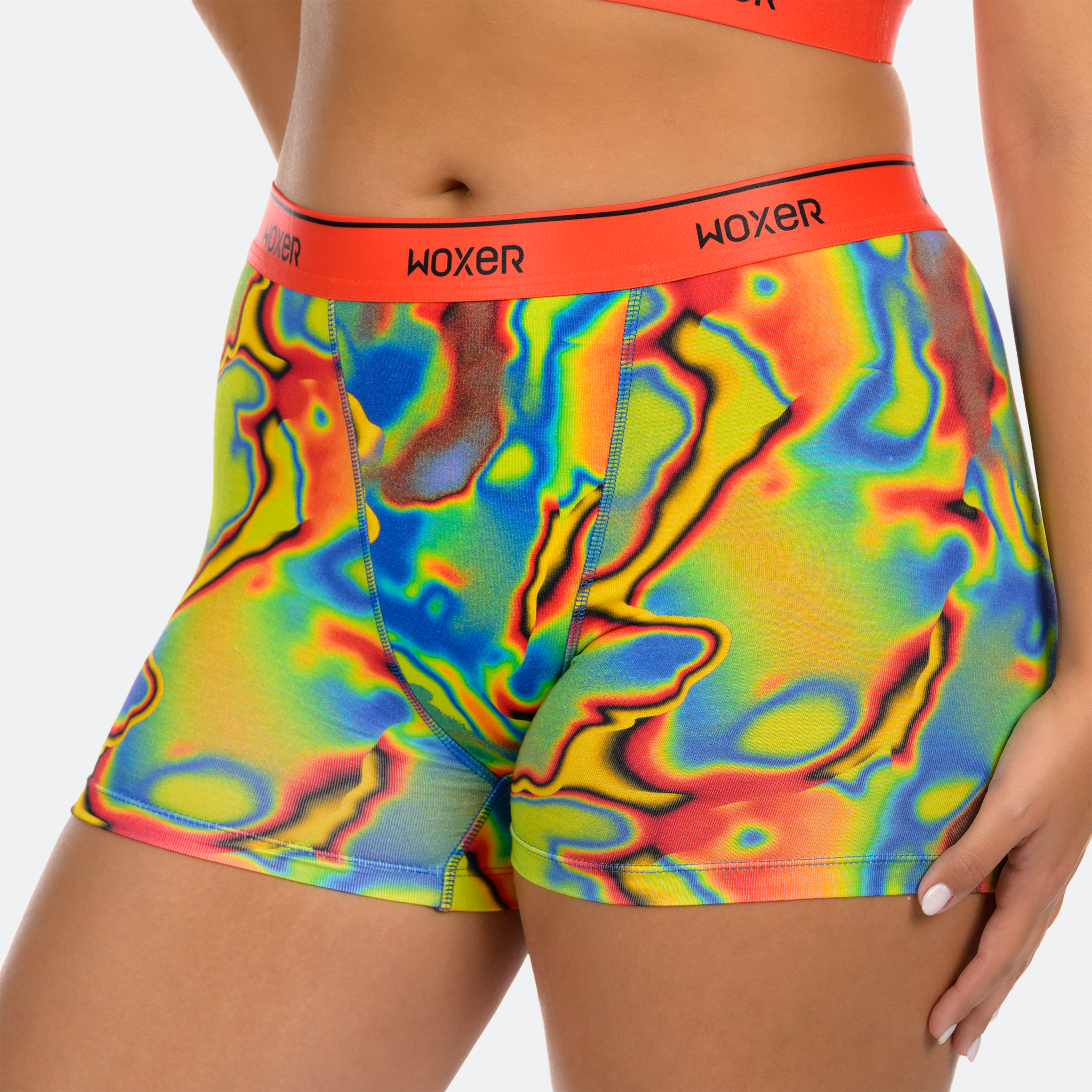 Star High Waisted Glitch