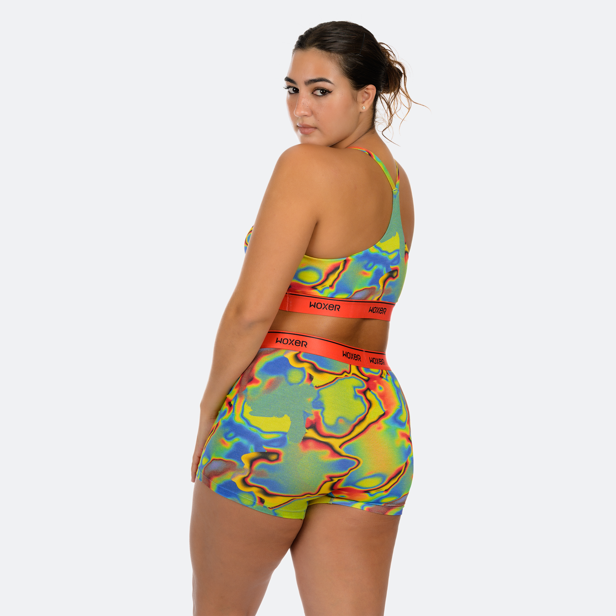 Star High Waisted Glitch